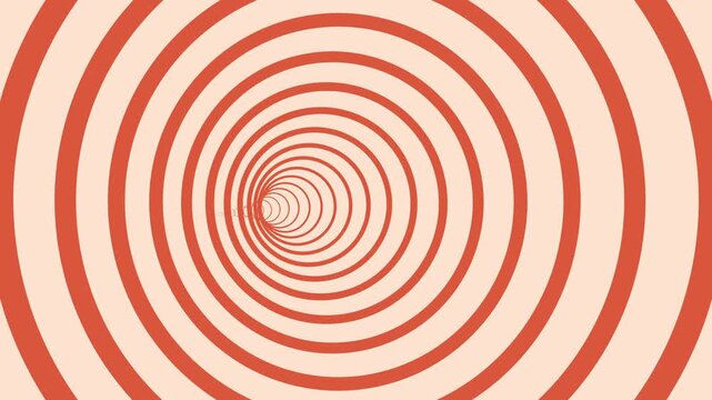 Orange spiral pattern footage