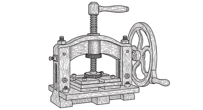 Close-up of vintage mechanical hand crank telephone