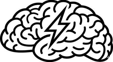 Obraz premium An anatomical vector image of the human brain with highlighted regions and nerve connections to illustrate neuroscience, cognitive function, and complex mental processes.