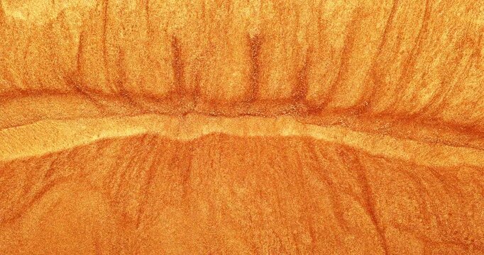 Golden Pigment Wave Texture