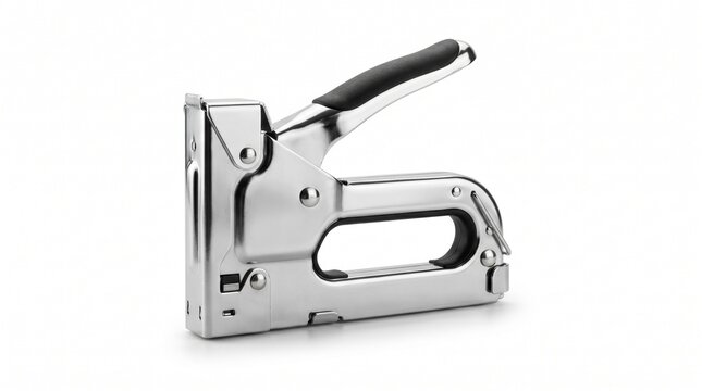 Staple gun tool isolated white