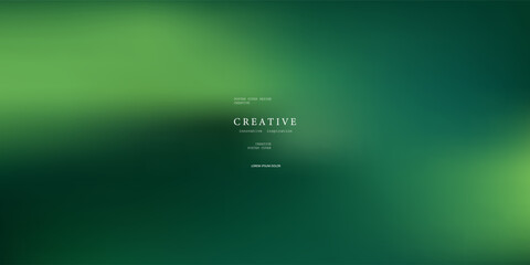 Abstract blurred gradient mesh background in green. © aditiyarhamadhan