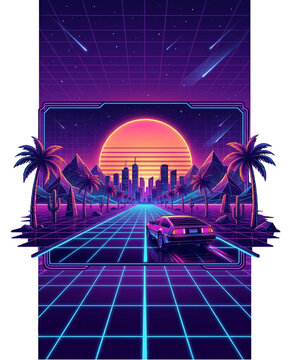 Retro Future Synthwave Drive