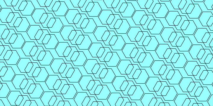 Glowing hexagonal background, 3d rendering. Computer digital drawing.