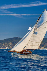 Fototapeta premium Sailing yacht race. Yachting. Sailing. Regatta 