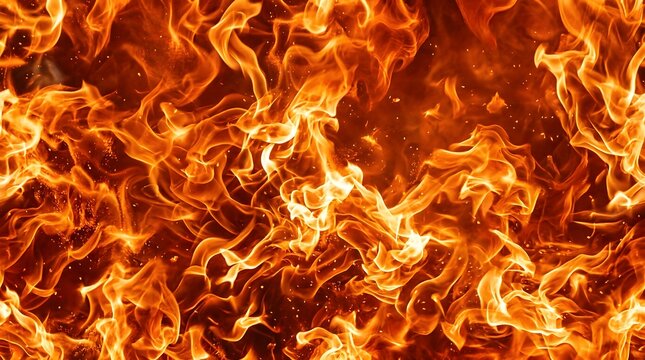 Seamless Fire Flame Texture &ndash; High Quality Burning Background for Cinematic and VFX Design