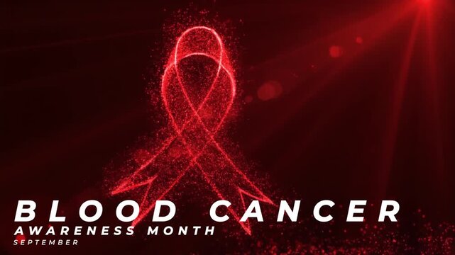 Blood Cancer Awareness Month Patient Support and Medical Health Education. Animation Video
