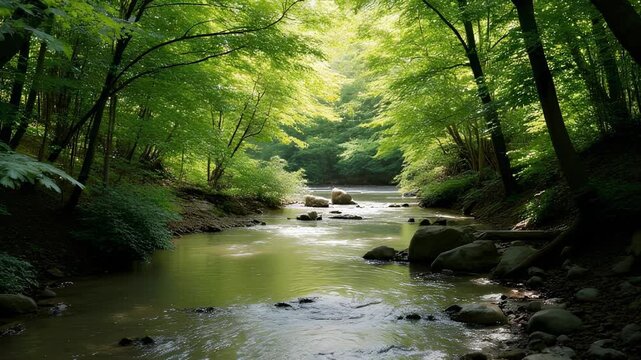 Peaceful Forest Stream Loop