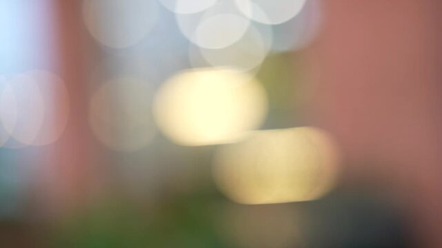 Bokeh, a gentle, dreamy blend of warm tones, creates a peaceful and magical atmosphere.