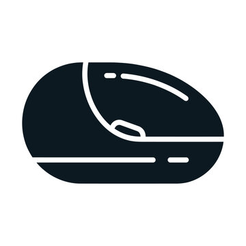 Minimalist Sensory Deprivation Tank Icon Symbolizing Relaxation Meditation and Modern Wellness Therapy