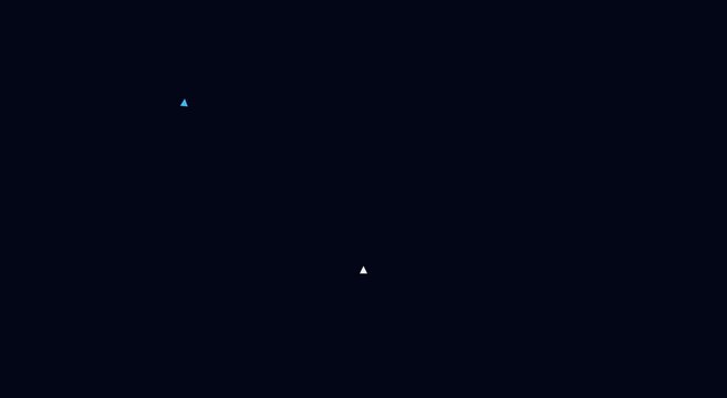 Minimalist loading spinner animation with rotating colorful triangles animation