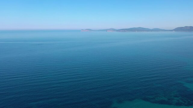 Coastal landscape of Sardinia island
