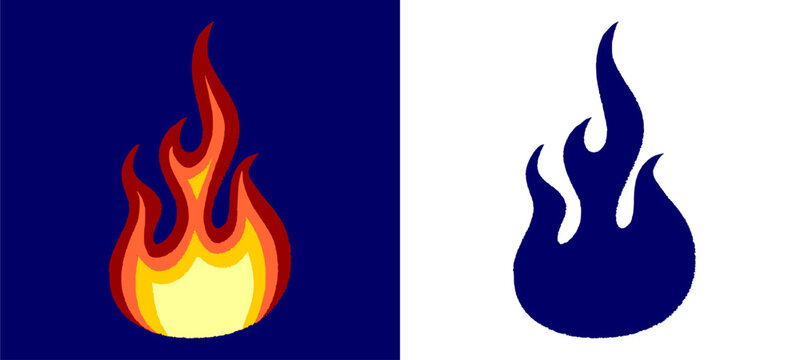 Twin blue fire flame strokes with bright glowing center and organic burning texture. Vibrant gas energy element for industrial branding, blue fire themes, and creative graphic design projects.