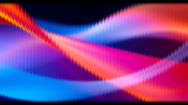 Abstract gradient background with colorful wavy lines for web banner and social media design