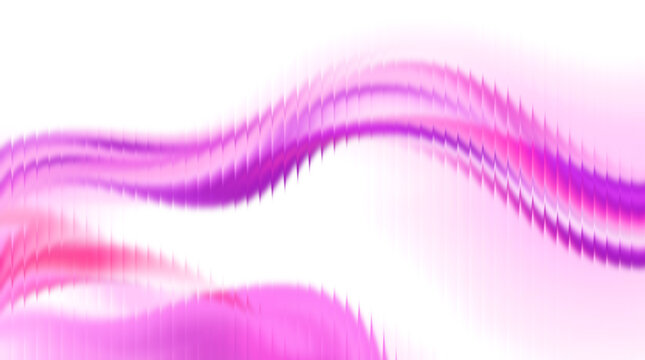 Abstract pink and purple gradient background with wavy lines, modern design element