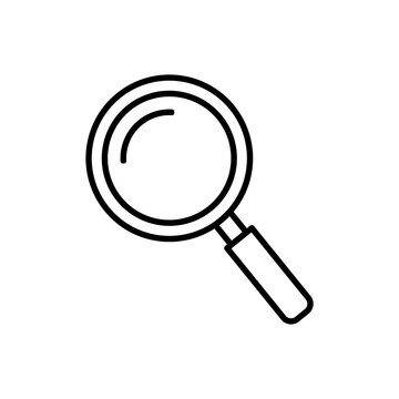 Detective Magnifying Glass Inspection Icon