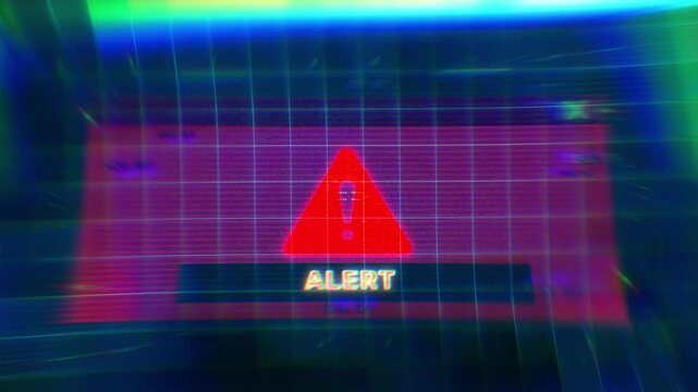 ALERT Alert Terms on Satelite Map Background