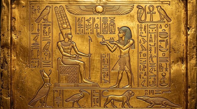 ancient egyptian bas relief