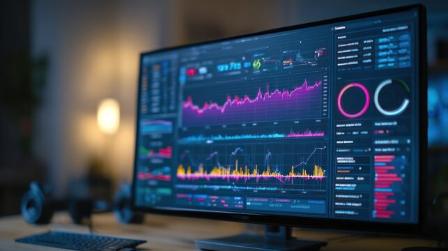 Data analysis and financial trading interface