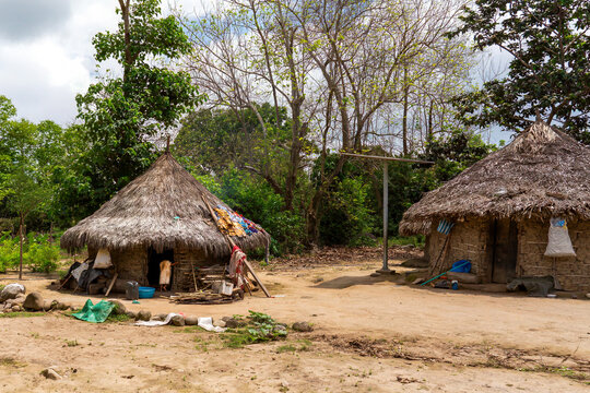 Colombia, in the village of the indigenous Kogui people.