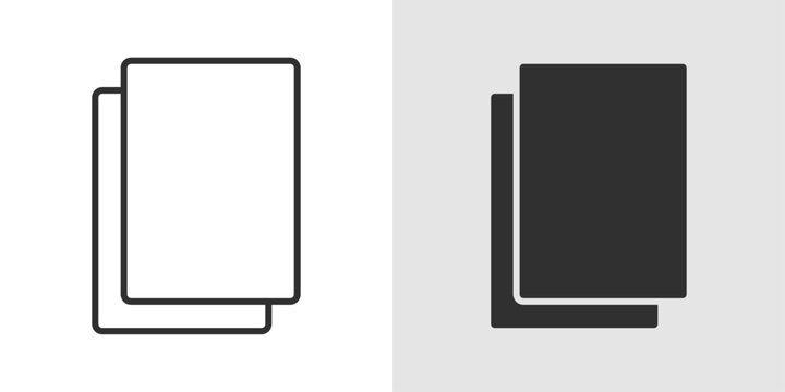 Flashcard Icon representing memory learning tools, revision techniques, and study support resources.