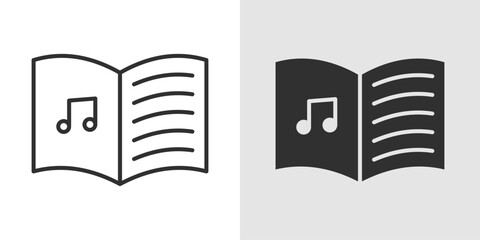 Music Learning Icon representing musical education, instrument training, and creative artistic development. © Charles