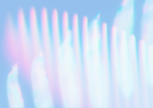 透明感のある水色のプリズム背景