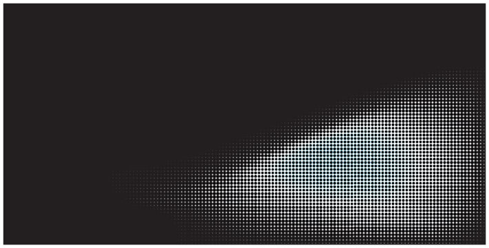 efek gradien halftone dengan titik-titik dan elemen desain modern bayangan