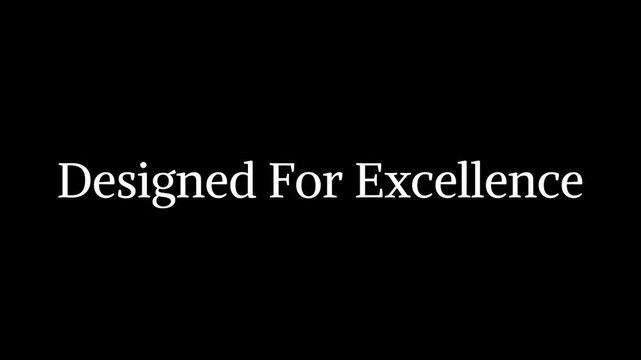Type cursor text on black background with white outline effect