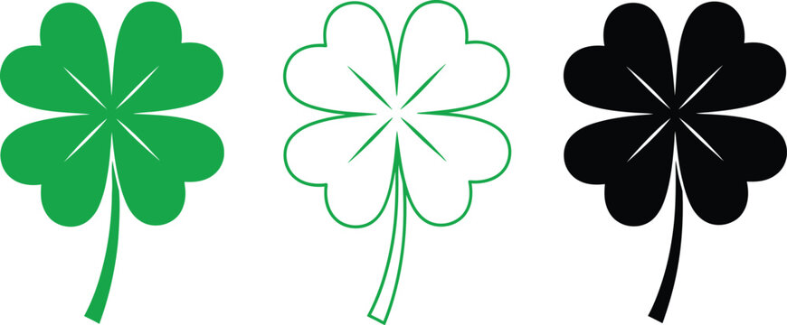 shamrock clover leaf symbols luck irish st patrick day