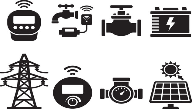 Comprehensive set of vector icons for construction and transportation featuring a design illustration of a car, truck, bus, train, and ship symbol for web delivery and travel business