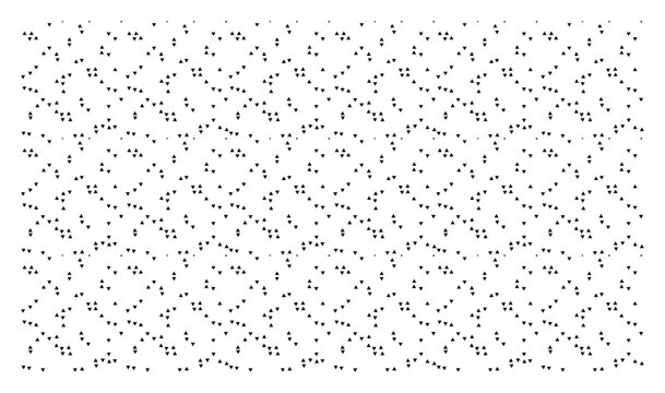 Geometric triangle pattern texture with scattered small shapes