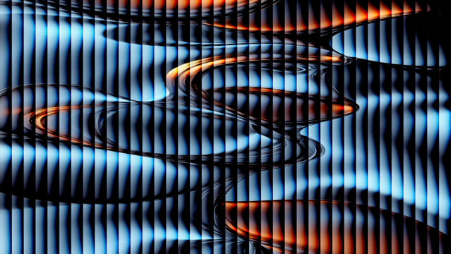 Abstract blue technology motion background with light line patterns, texture and dynamic speed elements in a modern abstract vector design