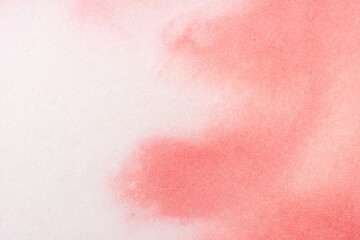 Fototapeta premium Abstract pink watercolor texture background with copy space