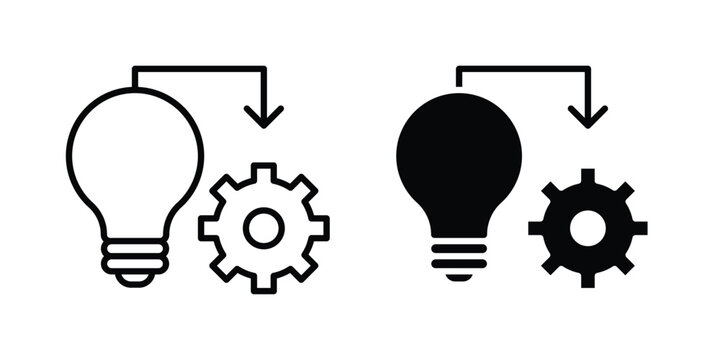 Implementation icon vector Illustration, Solid and stroke Style Icon