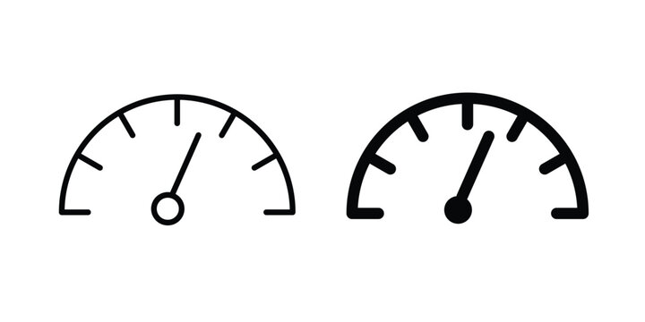 Performance indicator icon vector Illustration, Solid and stroke Style Icon