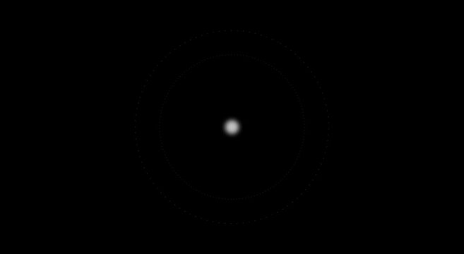 Minimalist pulsing circle animation for modern tech interface animation