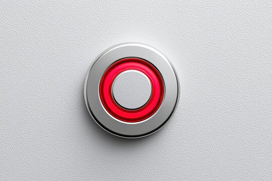 Chrome Power Button Icon Minimal UI Concept