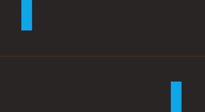 Minimalist retro arcade game ping pong motion animation background