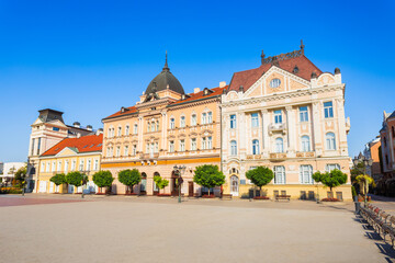 Obraz premium Panoramic view of Freedom Square in Novi Sad, Serbia
