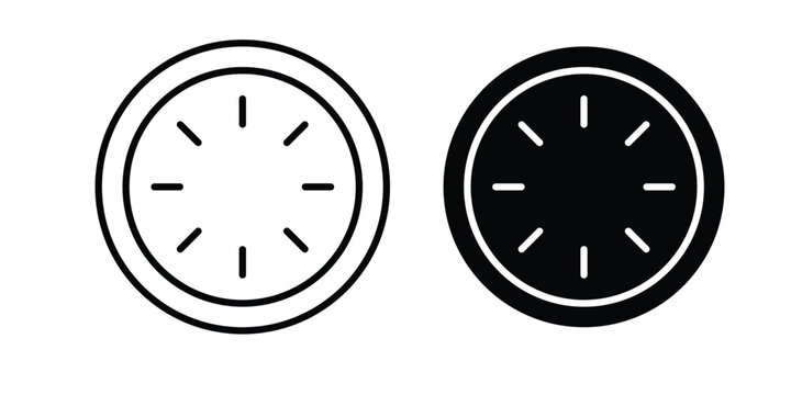 Cucumber slice icon solid Design. Line icons for web
