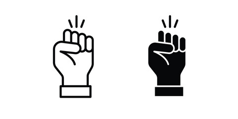 Obraz premium Empowerment icon solid Design. Line icons for web