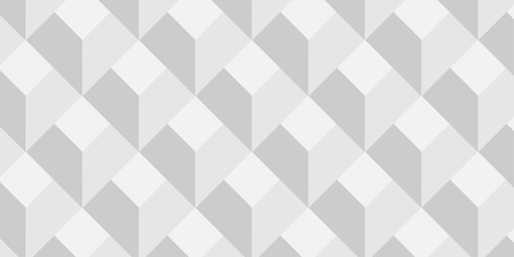 Abstract square white cubic wall square shape backdrop texture design. cube geometric wall and floor vector diamond hexagon triangle wallpaper background.