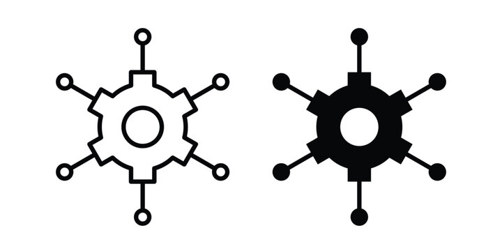 Frameworks icon solid Design. Line icons for web