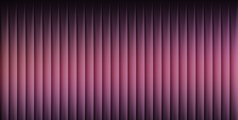 Abstract vertical lines forming a rhythmic pattern with soft purple gradient lighting in this striking and modern minimalist digital photograph © mis