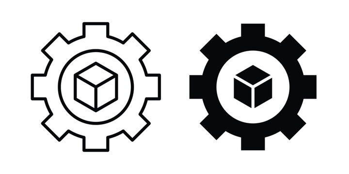 Product development icon solid Design. Line icons for web