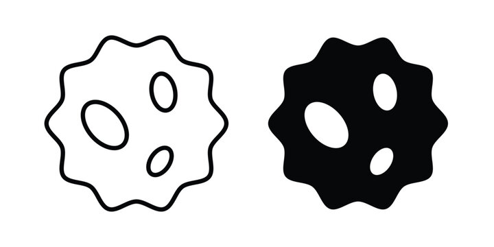White blood cell icon solid Design. Line icons for web
