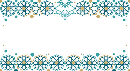 Abstract floral background and seamless vector pattern frame with vintage flower ornament gear and circle shapes for wallpaper design illustration element © ONE STUDIO
