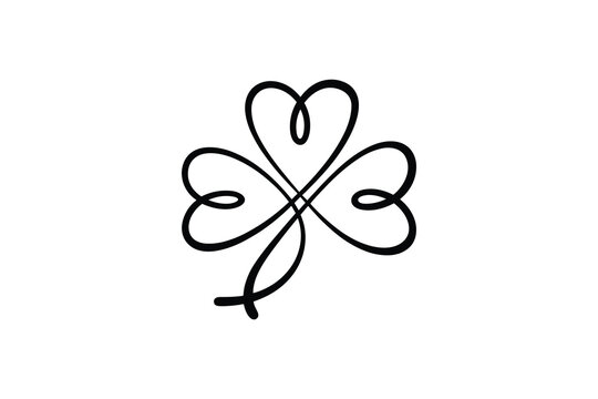 Black and white of a treble clef with musical notes