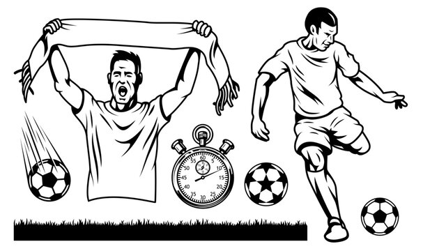Soccer match moments captured